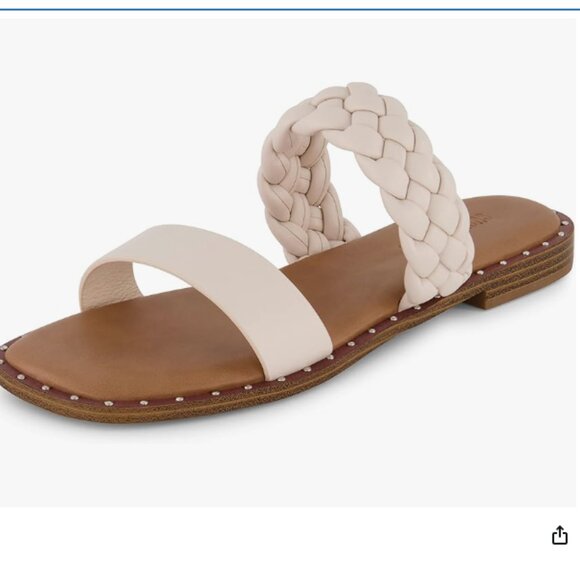 Cushionaire Shoes - Cushionaire • Varro Two Strap Braided Sandals